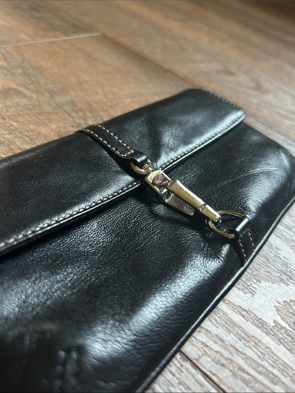 Coach sleek black